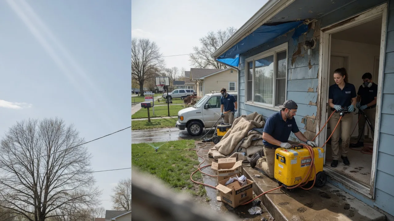 Basement Flood Cleanup in Sumerco, WV near me